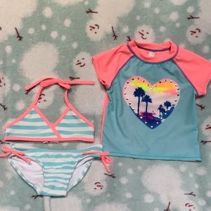 SO 3-pc Swim Suit Set sz 4